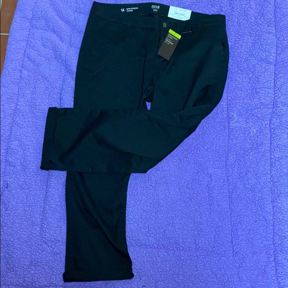 a.n.a Girlfriend Chino cropped pants